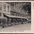 This was sent from soon-to-be occupied Holland (Holland fell on May 15th 1940, this was franked 21st April 1940) from Lorne Meyer. It's of the Café Riche, in Den Haag