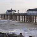 Southwold Pier, and a lively sea