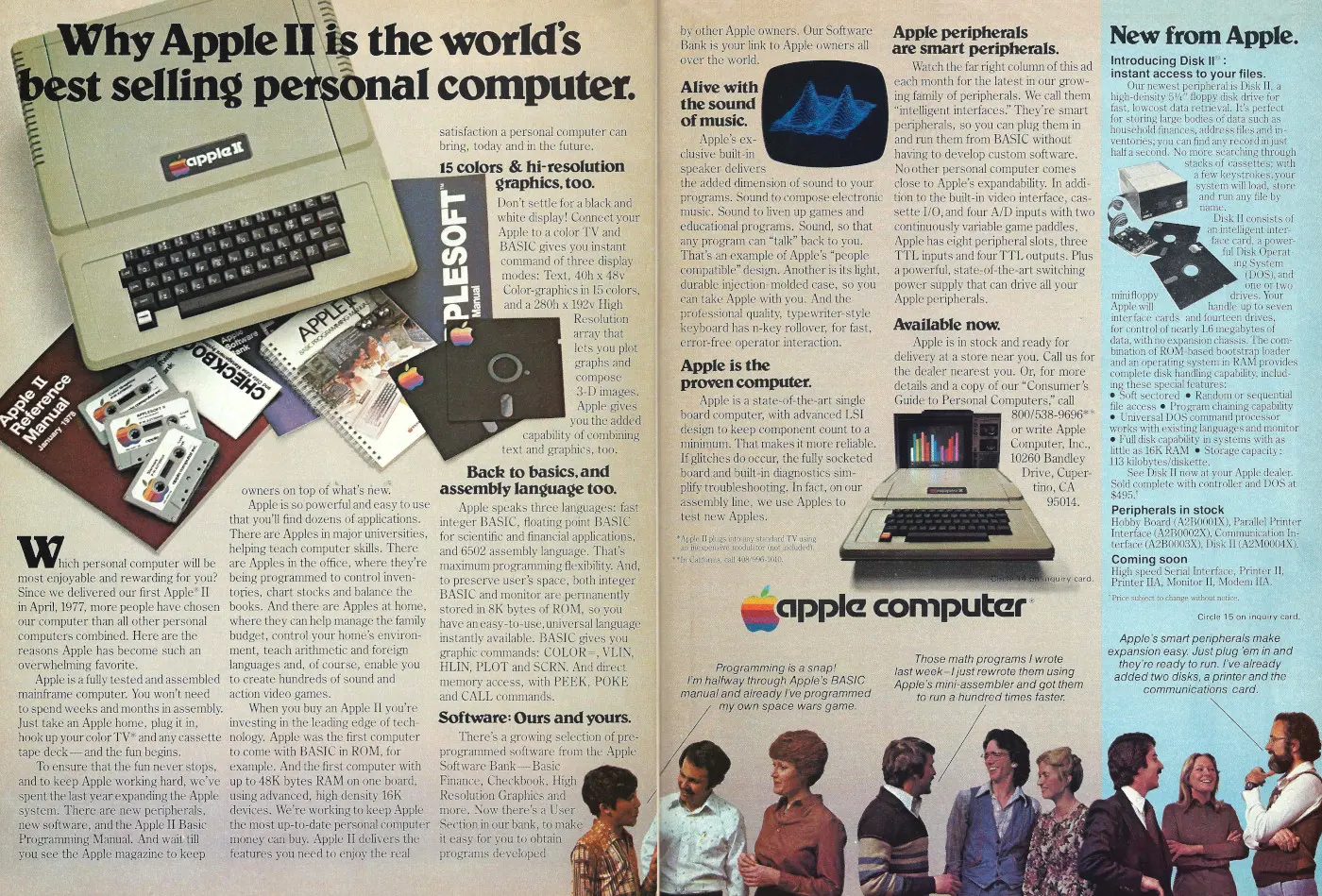 Apple Advert: Why <span class='hilite'>Apple</span> II is the world's best selling personal computer, from Byte - The Small Systems Journal, December 1978