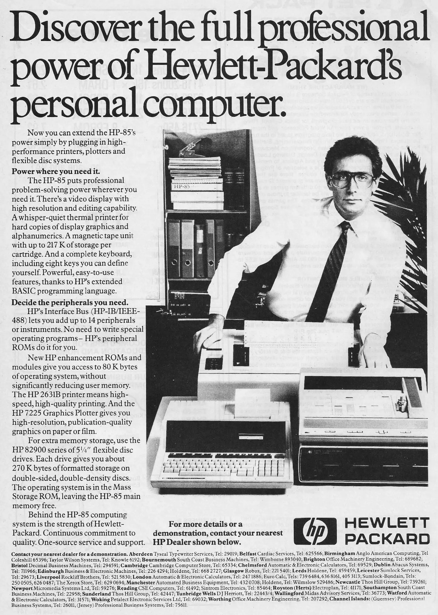 Hewlett-Packard Advert: <b>