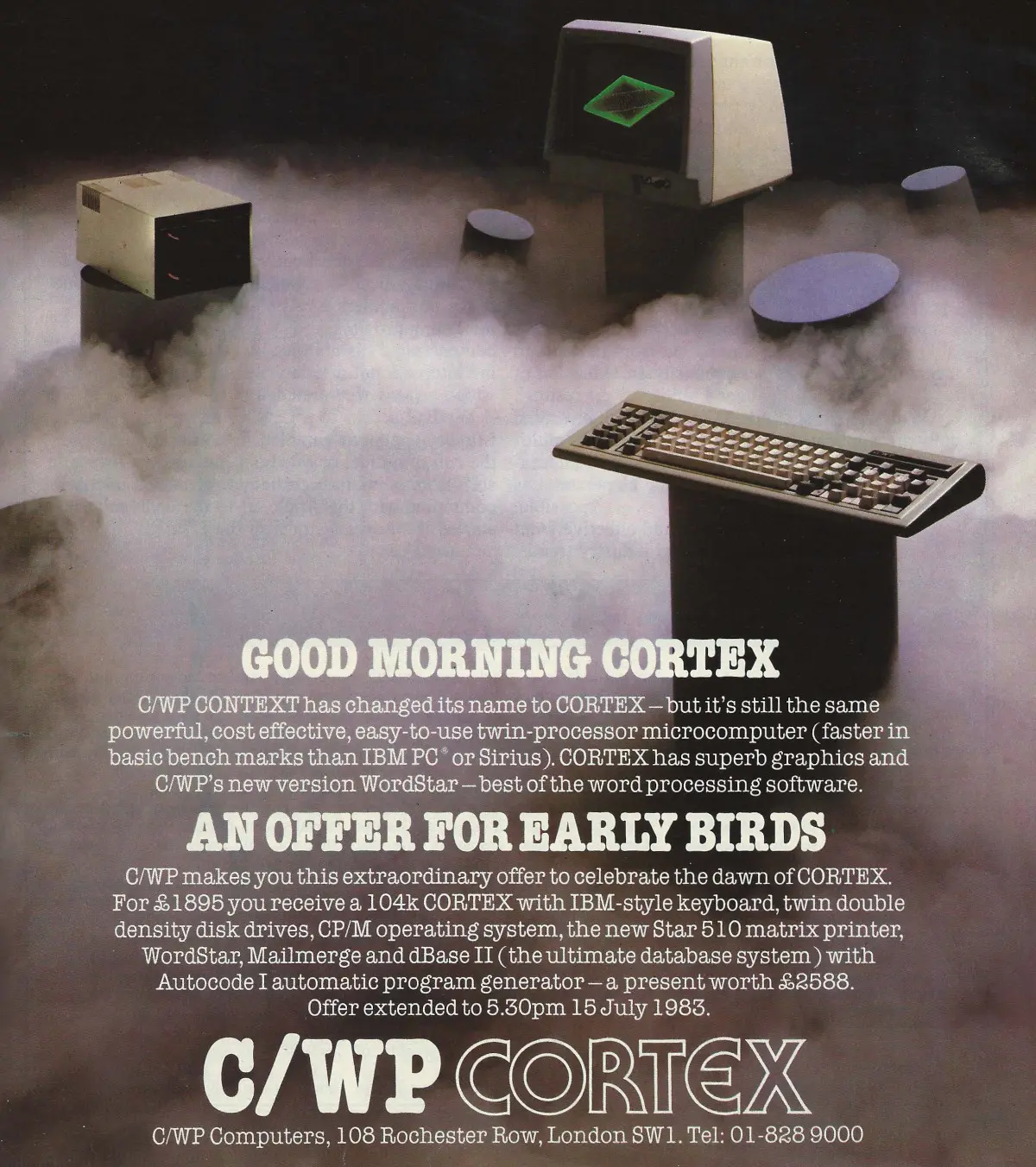 The Context is renamed to Cortex. From Personal Computer World, July 1983