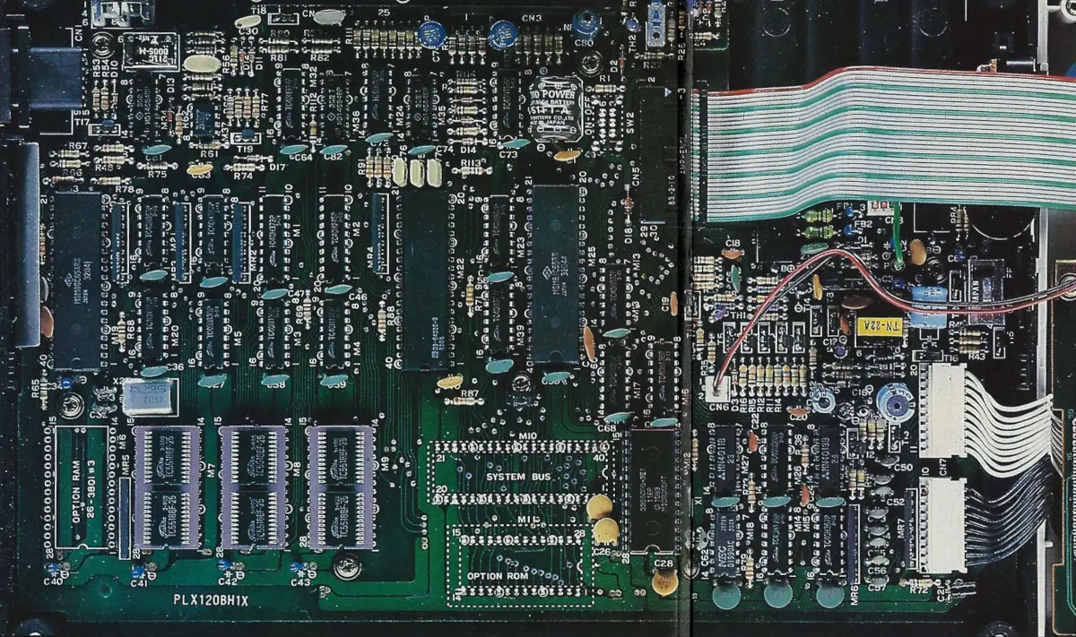 Inside the TRS-80 100 Pocket Computer. From Personal Computer News, 7th July 1983