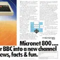 Another Micronet advert, from November 1983