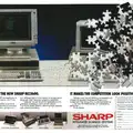 Another Sharp advert, from March 1985