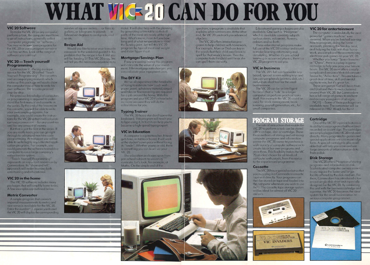 What VIC-20 can do for you, and some archetypal 80s families