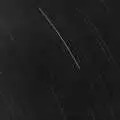 A star trail - not too exciting in black and white, Learning Black-and-White Photography, Brockenhurst College, Hampshire - 10th March 1985