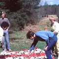 We go for a picnic somewhere in the New Forest, Nosher's 18th pre-Birthday and College Miscellany, Sway and Brockenhurst - 22nd May 1985