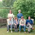 Nosher in the family group photo, Nosher's 18th Birthday, Barton on Sea, Hampshire - 26th May 1985