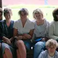 Thumbs up before the A-level Business Studies exam, Brockenhurst College Exams and Miscellany, Barton on Sea, Hampshire - 10th June 1985