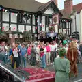 Carnival action around the Kings Arms, The Lymington Carnival, Hampshire - 17th June 1985