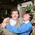 Sam gets a hug from Alun, Uni: Gill Leaves the James Street Vaults, Plymouth - 30th May 1986