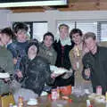 The Hit Squad is unmasked in the SU office, Uni: The Pirate RAG Hit Squad, Plymouth Polytechnic, Devon - 8th February 1987