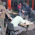 A lunchtime victim, Uni: The Pirate RAG Hit Squad, Plymouth Polytechnic, Devon - 8th February 1987