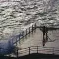 People on the pier, Uni: Totnes and Dartmoor Pasties, Devon - 2nd March 1989