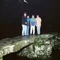 On the 13th Century Tin Miner's bridge, Uni: Dartmoor Night and Day, Dartmouth and a bit of Jiu Jitsu, Devon - 29th April 1989