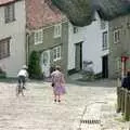 The kid from the Hovis ads wanders down Gold Hill, Uni: A Trip to Yeovil, Shaftesbury, and the Tamar Bridge - 28th May 1989