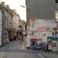 Posters on the wall in St. Ives town, Uni: An End-of-it-all Trip to Land's End, Cornwall - 13th June 1989