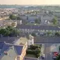 Looking out over Stonehouse Barracks, Uni: Views From St. Peter's Church Tower, Wyndham Square, Plymouth, Devon - 15th June 1989