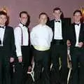 The gang, Uni: The BABS End-of-Course Ball, New Continental Hotel, Plymouth - 21st June 1989