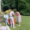 Angela brings a French stick out, Uni: Another Side of Student Life, Yelverton, Devon - 23rd June 1989