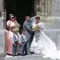 Bridal party photo, Uni: Risky Business, A Wedding Occurs and Dave Leaves, Wyndham Square, Plymouth - 15th July 1989