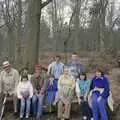 Nosher and the relatives, in the New Forest, A Walk in the New Forest, Hampshire - 27th July 1989