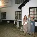 Mother, Mike and Mike's mother outside the restaurant, Mother, Mike and Sean Visit, Stuston, Suffolk - 1st September 1989