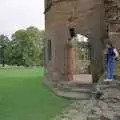 Poking around the ruined castle walls, A Trip to Kenilworth, Warwickshire - 21st September 1989