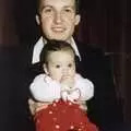 Glynn, Angela's sister's husband, holds their sprog, Uni: Graduation Day, The Guildhall, Plymouth, Devon - 30th September 1989