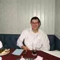 Dobbs in the Raj Indian restaurant, Plymouth, Uni: Graduation Day, The Guildhall, Plymouth, Devon - 30th September 1989