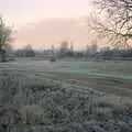 It's a frosty morning on Stuston Common, The Old Man Visits, and a Frosty Stuston, Suffolk - 8th December 1989