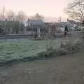 The K6 phonebox and the village pump, The Old Man Visits, and a Frosty Stuston, Suffolk - 8th December 1989