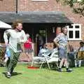 Wavy scores a run, Colin and Jill's Barbeque, Suffolk - 28th May 2000