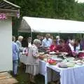 More outdoor eating, Golden Jubilee Celebrations, The Village Hall, Brome, Suffolk - 4th June 2002