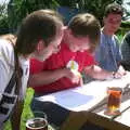 Dave and Nick choose some food, BSCC Rides, Petanque at the Swan and July Miscellany - 21st July 2002