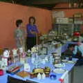 Jill and Anne man the 'yard sale', BSCC Rides, Petanque at the Swan and July Miscellany - 21st July 2002