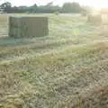 A field of bales, BSCC Rides, Petanque at the Swan and July Miscellany - 21st July 2002