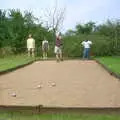 Bomber Langdon does his trademark throw, BSCC Rides, Petanque at the Swan and July Miscellany - 21st July 2002