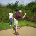 Bomber Langdon lobs another one, BSCC Rides, Petanque at the Swan and July Miscellany - 21st July 2002