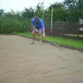 Nigel rakes the sand, BSCC Rides, Petanque at the Swan and July Miscellany - 21st July 2002