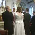 The ceremony, Sis's Nearly-Christmas Wedding, Meavy, Dartmoor - 20th December 2003