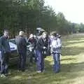 We meet up in the forest, A day at the Husky Races, Lakenheath, Suffolk - 29th February 2004