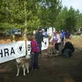 A dog howls at stuff, A day at the Husky Races, Lakenheath, Suffolk - 29th February 2004