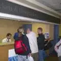 We check in at the ferry terminal, Mikey-P's Stag Weekend, Amsterdam, Netherlands - 5th March 2004