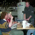 Tim leans over, Mikey-P's Stag Weekend, Amsterdam, Netherlands - 5th March 2004