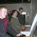 Mikey's on the games machines too, Mikey-P's Stag Weekend, Amsterdam, Netherlands - 5th March 2004