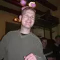 Mike models his deeley-boppers, Mikey-P's Stag Weekend, Amsterdam, Netherlands - 5th March 2004