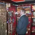 Bill checks out the merchandise, Mikey-P's Stag Weekend, Amsterdam, Netherlands - 5th March 2004