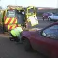 The AA van turns up at Matrix House in Cambridge, A March Miscellany: The BBs, Pulham Pubs and Broken Cars - Norfolk and Cambridgeshire, 31st March 2004