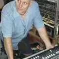 Rob on the desk, The BBs Recording Session, Eye, Suffolk - 25th April 2004